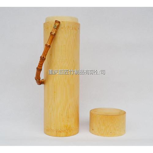 竹酒筒包装 当传统竹艺遇上现代酒包装定制