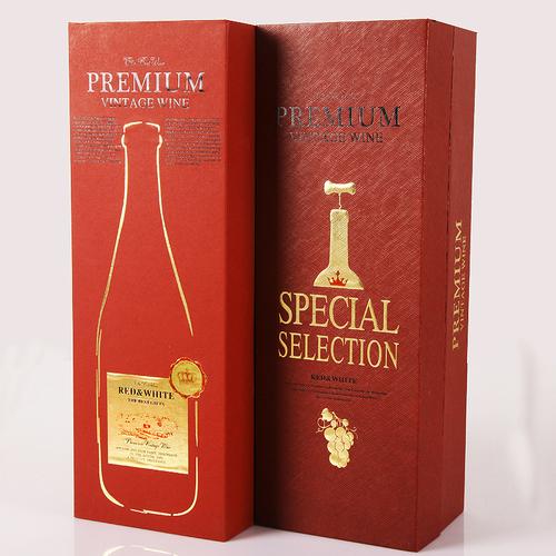 fsc认证工厂高档红酒包装盒纸盒单支葡萄酒礼盒厂家定做红
